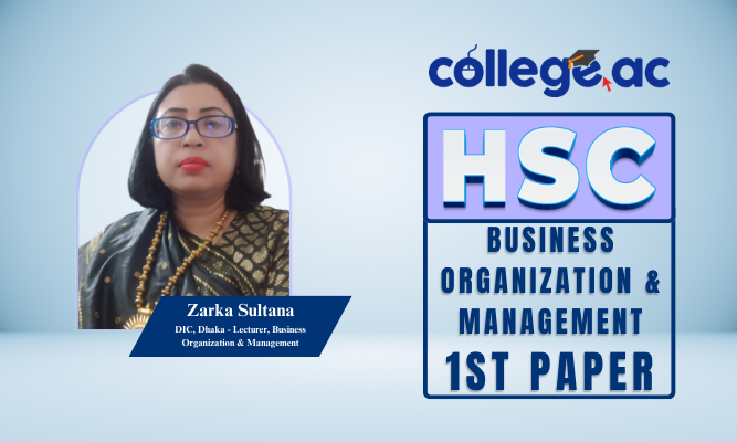 HSC Business Organization and Management 1st Paper